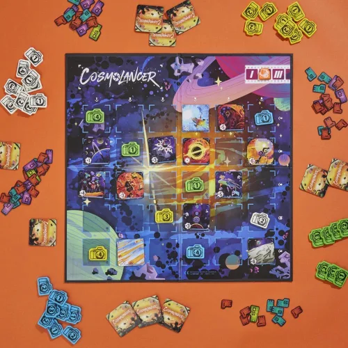 Vista 5 de Juego de mesa Cosmolancer Un juego de estrategia de Reiner Knizia A partir de 9 años 2 a 4 jugadores 30 minutos Juegos familiares