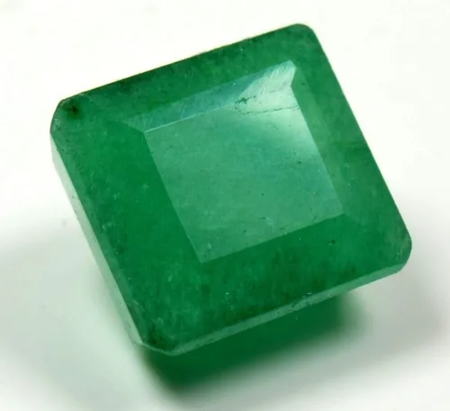 Vista 3 de Esmeralda india original de 4 a 8 CT Forma cuadrada Piedra suelta para la fabricación de joyas a precio mayorista..