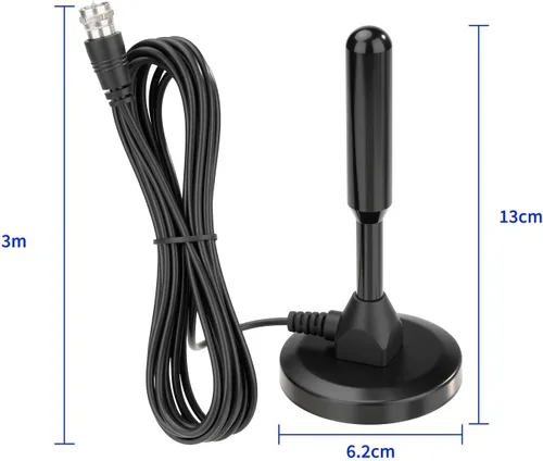 Vista 2 de Superbat Antena FM de repuesto para receptor de radio estéreo para el hogar interior para Yamaha Pioneer Onkyo Marantz Sherwood Radio FM interior AV
