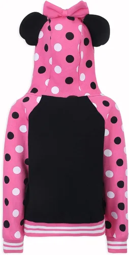 Vista 6 de DISNEY Minnie Mouse - Sudadera con capucha para niñas pequeñas y grandes