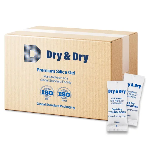 Vista 23 de Dry & Dry 0.02 oz [50 paquetes] Paquetes de gel de sílice seguros para alimentos y farmacéuticos desecantes - Paquetes de gel de sílice Tyvek®
