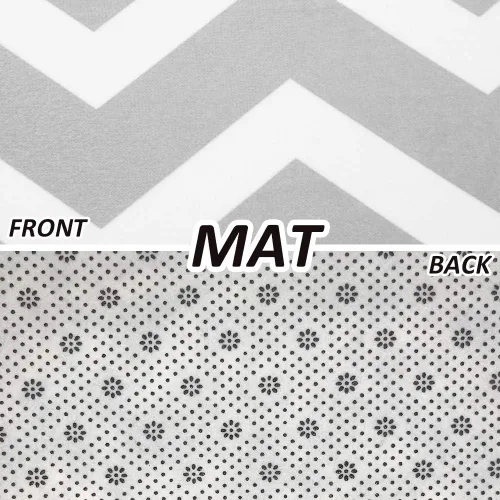 Vista 6 de Tapete para puerta de baño y cocina, antideslizante, absorbente, para interiores y exteriores, tapete para puerta delantera, tapete lavable, diseño