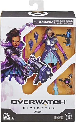Vista 2 de Hasbro Gaming E6487AS00 Overwatch Ultimates Series Sombra - Figura de acción coleccionable de 6 pulgadas Overwatch - Figura de acción de 6