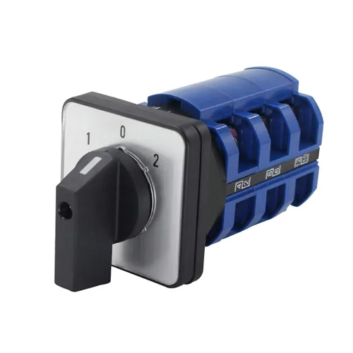 Vista 4 de Interruptor selector de cambio universal, interruptor de transferencia de energía, 3 posiciones 12 terminales, LW26-20/3 380V 20A Motor, Generadores