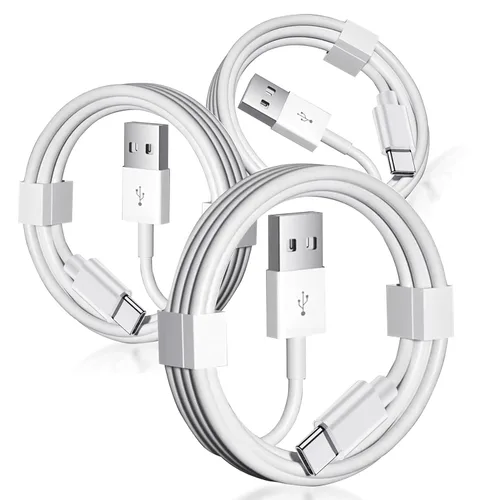 Vista 13 de Paquete de 2 cables Carplay para automóvil, Android Auto, cargador rápido de navegación y cable de datos para iPhone 17 Air/15/16 16e 15 USB A a USB
