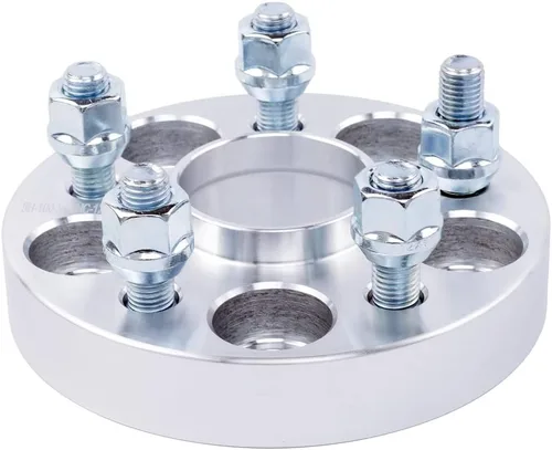 Vista 7 de 4 espaciadores de rueda centrados 5x115 de 1 pulgada con pernos de 0.551 x 0.059 in de orificio del cubo de 2.815 in compatibles con Dodge 5 Lug