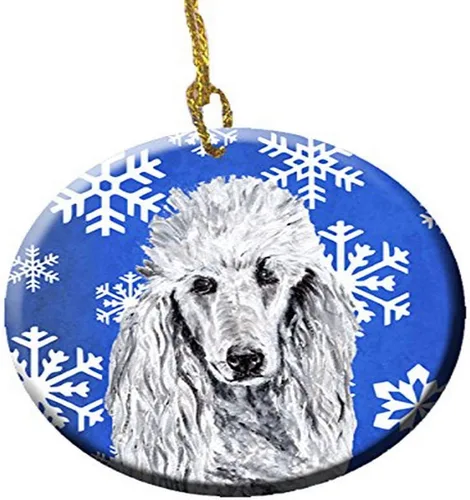 Vista 168 de Caroline's Treasures Cavalier Spaniel - Adorno de cerámica para colgar en el árbol de Navidad, para el hogar, Navidad, fiestas, regalo, 3 pulgadas