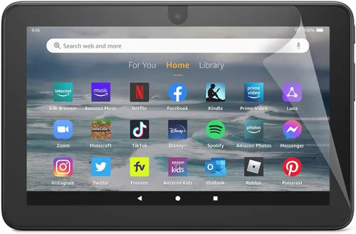 Vista 2 de NuPro Protector de pantalla transparente para tablet Amazon Fire 7 (12.ª generación, lanzada en 2022), paquete de 2