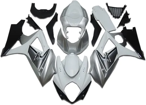 Vista 10 de Carenado de carrocería negro mate brillante de plástico apto para Suzuki 2007 2008 GSXR 1000 inyección ABS nuevo Aftermarket Kit Kit GSXR-1000 07 08