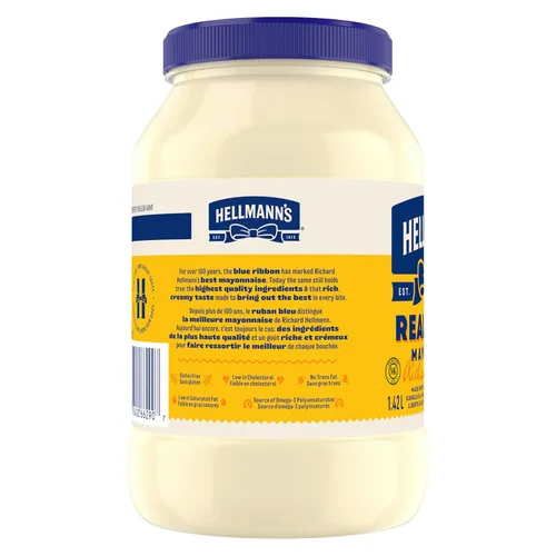 Vista 4 de Hellmanns Light 1/2 Mayonesa grasa 1.42 litros/1.5 cuartos (canadiense)