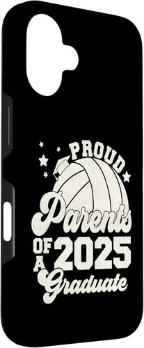 Vista 3 de iPhone 16 Parents of a 2025 Graduate Senior Graduation Volleyball Case