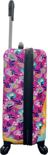 Vista 4 de Fast Forward Maleta de mano ligera con licencia para niños, de lado duro, de 20 pulgadas, Multi colorido, Princesa