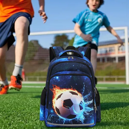 Vista 2 de CAMTOP Mochila escolar para niños, niñas y niños con lonchera para jardín de infantes y primaria, juego de bolsa de libros para edades de 4 a 10 años