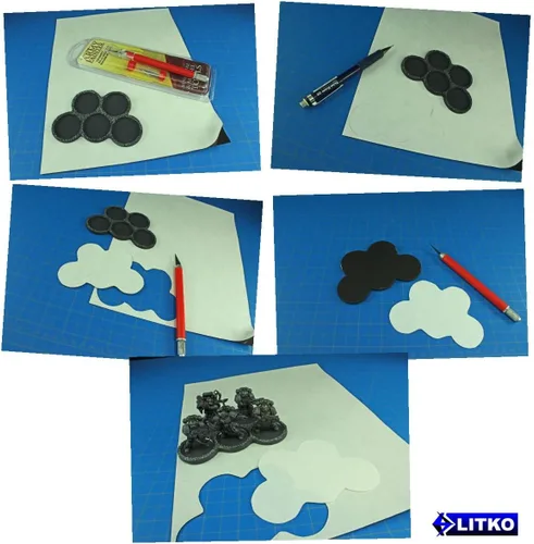 Vista 6 de Hoja Magnéticamente Receptiva de Vinilo de Acero Flexible 0.025 pulgadas de Grosor Tamaño Carta 8.5x11 Pulgadas Adhesivo Posterior Despega