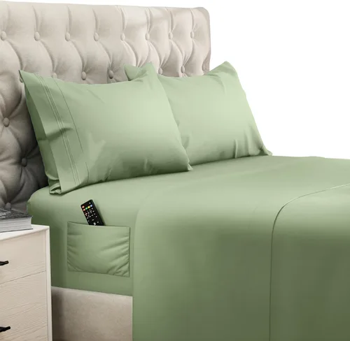Vista 60 de DREAMCARE - Juego de sábanas de tamaño individual XL, 3 piezas, refrescantes, extralargas, suaves y duraderas de 100% poliéster de microfibra