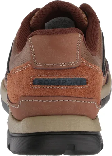 Vista 3 de Rockport Get Your Kicks Mudguard Blucher Oxford para hombre, Marrón
