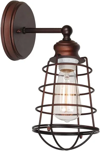 Vista 41 de Design House 519892 Kimball Industrial Farmhouse Luz de Pared Interior de 1 Luz con Pantalla de Metal para Pasillo, Baño, Cocina, Vestíbulo, Pintura
