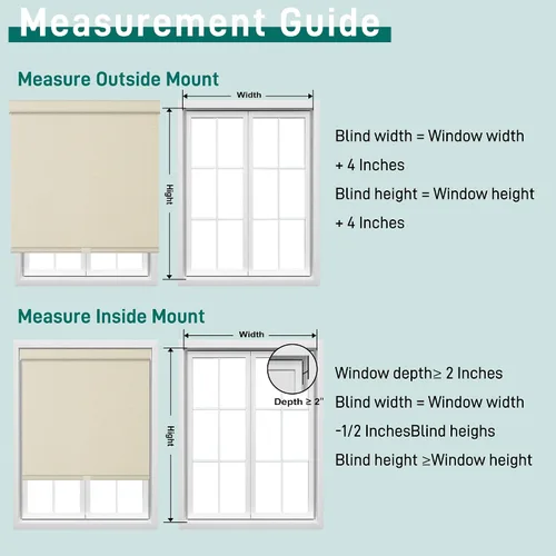 Vista 8 de Persianas enrollables opacas y cortinas sin cordones para ventanas con tela jacquard, protección UV, con aislamiento térmico, persianas
