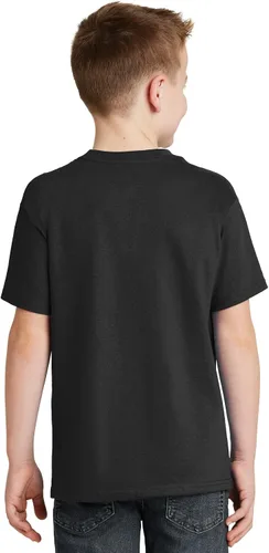 Vista 7 de Hanes Auténtica camiseta de algodón sin etiqueta para niños