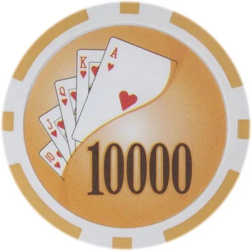Vista 11 de Brybelly Yin Yang Poker Chip - Compuesto de arcilla pesada de 0.49 oz, paquete de 50