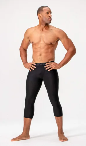Vista 3 de DEVOPS - Mallas de compresión para hombre 34 (2 unidades) para correr capa base leggins activos