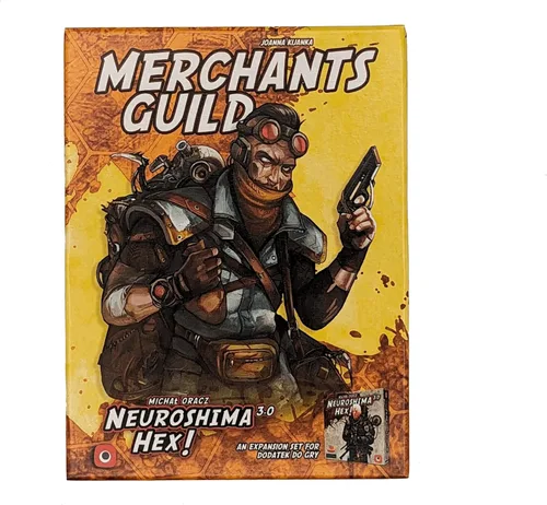 Vista 3 de Neuroshima Hex 3.0 Merchants Guild by Portal Games, juego de mesa de estrategia