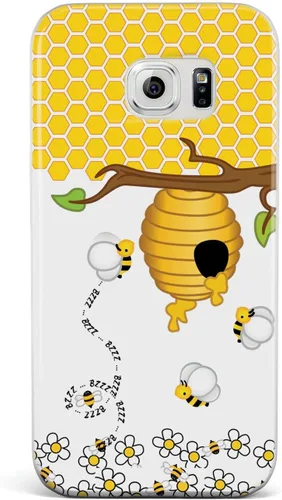 Vista 22 de Inspired Cases - Funda con textura 3D para iPhone Xs Max - Funda protectora de goma para iPhone Xs Max de Apple - Honey Bee
