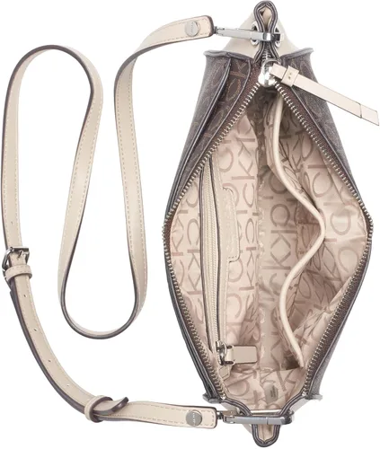 Vista 5 de Calvin Klein Reyna Crossbody, Logotipo marróncaquihongo