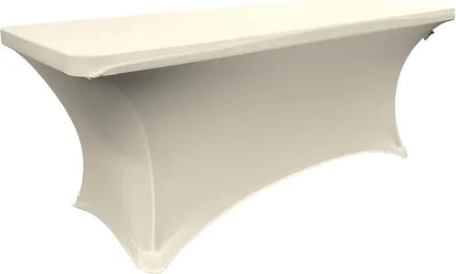 Vista 9 de BalsaCircle - Mantel rectangular de elastano ajustable de elastano de 6 pies, color verde manzana, elástico, para decoración de boda, comedor