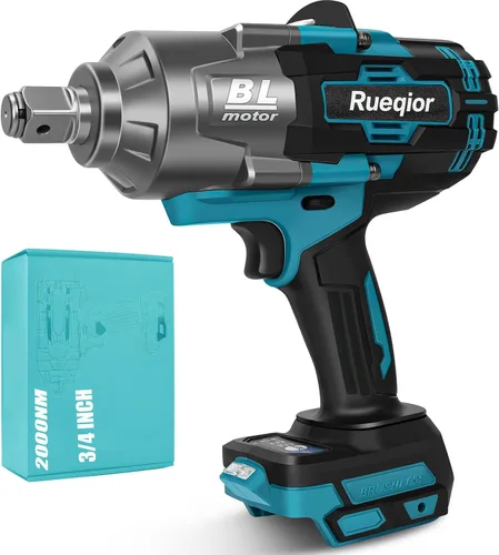 Vista 8 de Cordless Impact Wrench 1/2" Compatible with Makita 18V Battery, Impact Wrench 1000FT-LBS(1360N.m) High Torque Brushless Electric Impact Power Impact