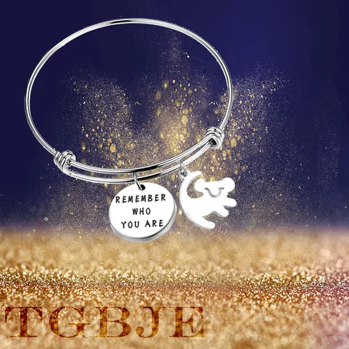 Vista 6 de TGBJE Pulsera inspirada en la pulsera Remember Who You Are para los fans del león