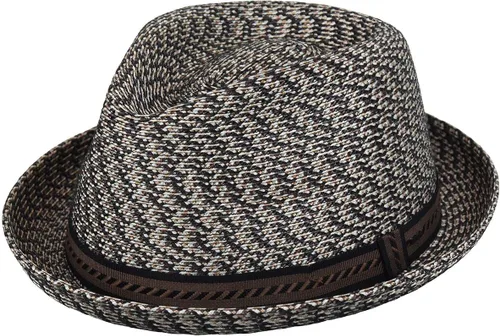 Vista 17 de Bailey of Hollywood Mannes - Sombrero trenzado Fedora Trilby para hombre Amphora