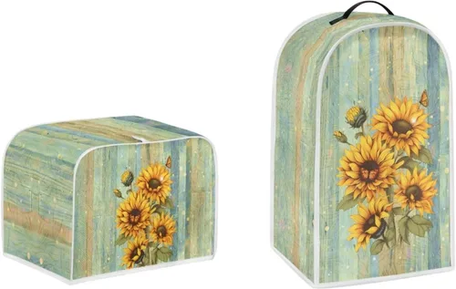 Vista 12 de doginthehole Funda para licuadora y tostadora, 2 rebanadas estéticas de estrellas de mar con estampado de conchas marinas para batidora o cafetera