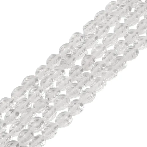 Vista 7 de Hoja de amazonita tallada 0.315 in cuentas sueltas piedras preciosas DIY fabricación de joyas de 15 pulgadas