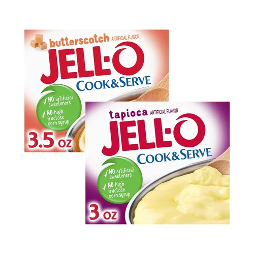 Vista 14 de Jell-O Cocine y sirva pudín sin grasa y relleno de pastel, tapioca, 3