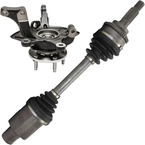 Vista 130 de Detroit Axle - 2 ejes CV delanteros para Chevy Silverado 1500 2007-2018, GMC Sierra Suburban Yukon XL 1500 Avalanche Cheyenne Cadillac Escalade ESV