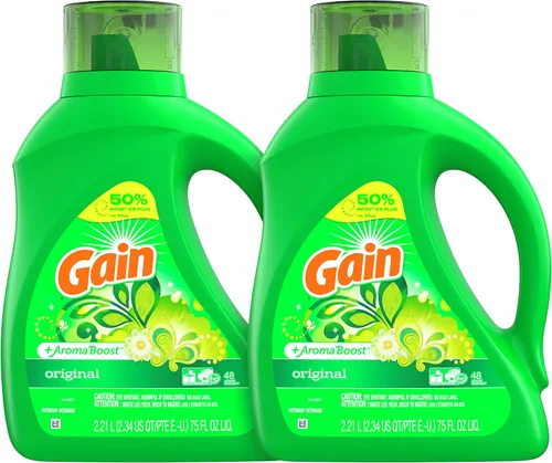 Vista 9 de Gain Detergente líquido para ropa, aroma a lavanda, 154 onzas líquidas, 107 cargas, compatible con HE, detergente líquido para ropa (paquete de 2)