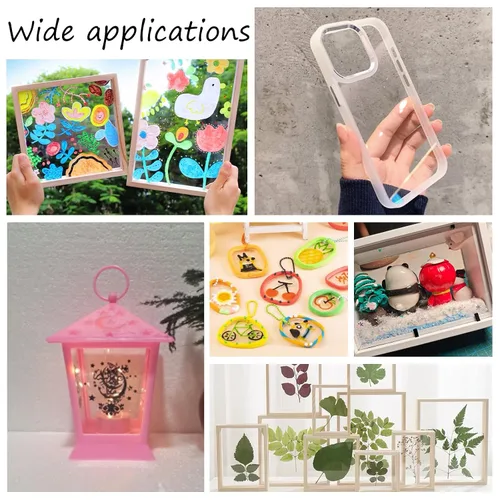 Vista 6 de AHANDMAKER 20 hojas de plástico flexible de PVC transparente, hoja de plástico transparente de 8.25 x 11.75 pulgadas con papel protector