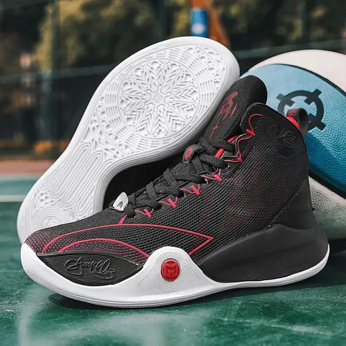 Vista 4 de Celtros Zapatos de baloncesto para hombre, zapatos deportivos de graffiti de alta calidad, resistentes al desgaste, antideslizantes, zapatos