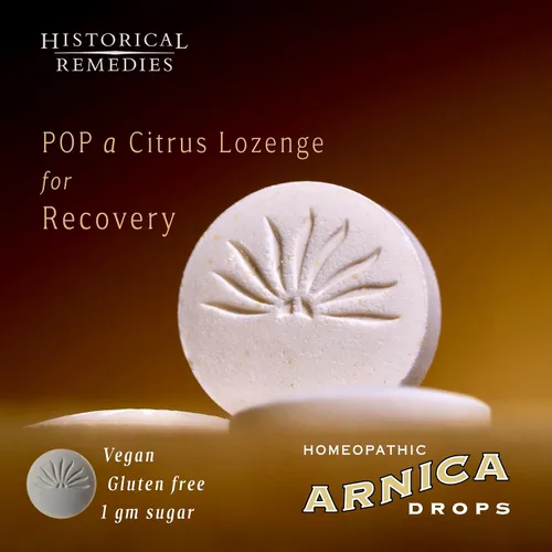Vista 3 de Gotas de árnica (paquete de 3) Remedio homeopático de primeros auxilios para lesiones, dolor muscular y fatiga Sabor orgánico a mandarina