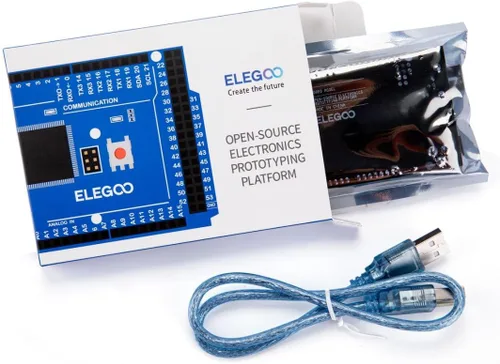 Vista 7 de ELEGOO MEGA R3 Placa ATmega 2560 + cable USB compatible con Arduino IDE Proyectos Cumplimiento RoHS