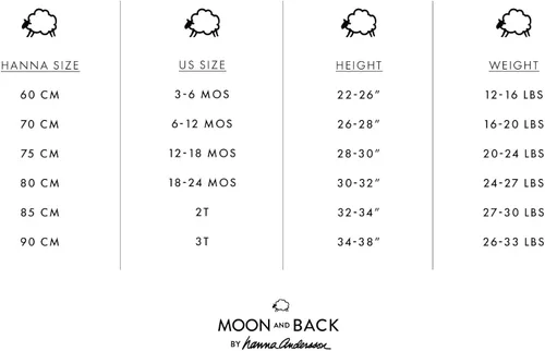Vista 2 de Moon and Back by Hanna Andersson Pantalón deportivo de rizo francés para bebé y niña