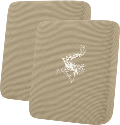 Vista 134 de Fundas impermeables para sofá seccional, fundas de cojín antideslizantes para sofá Ajuste seccional en forma de L, tela jacquard elástica, parte