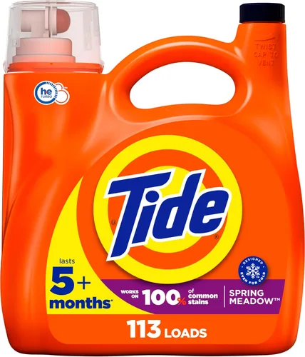 Vista 22 de Tide 13875CT Detergente líquido para ropa, original, botella de 25 onzas (caja de 6)
