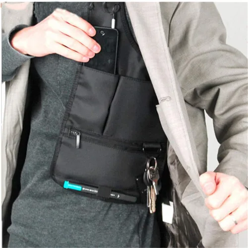Vista 8 de Bolsa de hombro oculta multiusos mejorada para las axilas