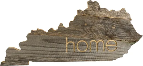Vista 17 de Letrero de madera rústica de Alabama para casa de campo, decoración del hogar de pared estatal, es un gran regalo temático de AL para recién