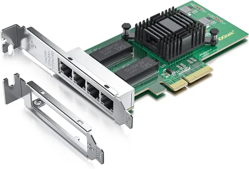 Vista 7 de 10Gtek Mini PCIe 1G Ethernet Tarjeta de Red (Intel I210AT), con luz LED, longitud de cable de 30 cm, puerto único RJ45, interfaz Mini Pice,
