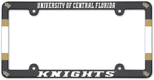 Vista 17 de NCAA Placa de vehículo con marco a todo