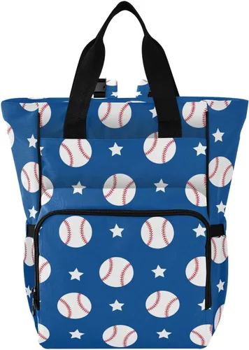 Vista 25 de Emelivor Bolsa de pañales con diseño de panal de abejas, con bolsillos aislados, bolsa organizadora de pañales para niños y niñas, unisex