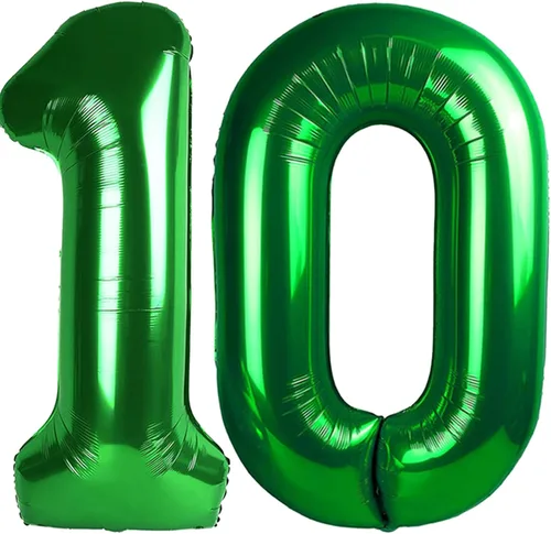 Vista 92 de Globos gigantes de números negros de 40 pulgadas, globos de aluminio de Mylar con helio para cumpleaños, globo número 0 para decoración de fiestas
